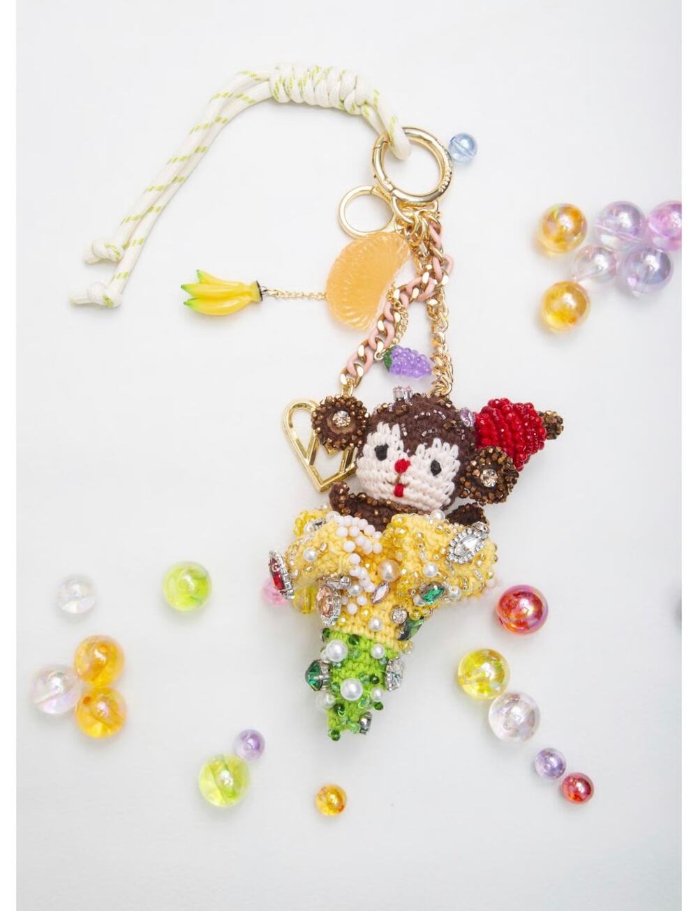 Minime Paris, Crystal Monkey Bag Charm